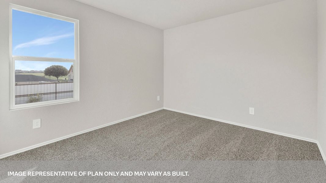 Representative unfurnished interior of a home built from the The Graham by D.R. Horton in Spring Valley, New Braunfels (Image 21). Representative unfurnished interior of a home built from the The Graham by D.R. Horton in Spring Valley, New Braunfels (Image 21).