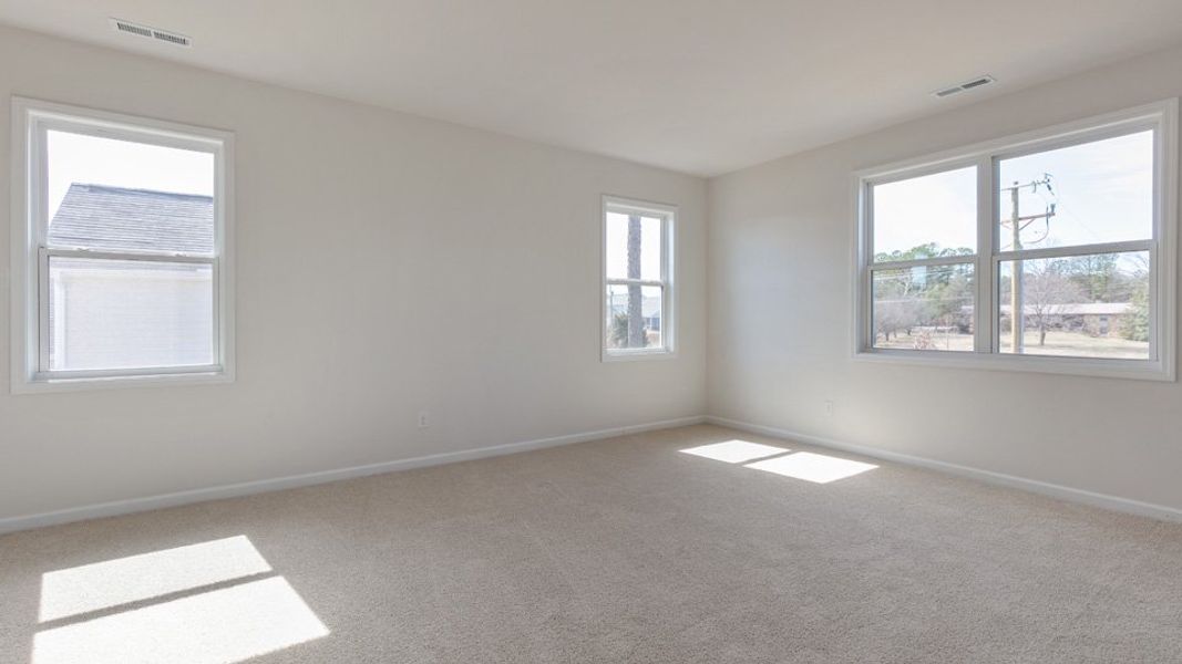 Spacious, unfurnished interior of a new home in The Manors at Winston Pointe, Clayton (Image 18).