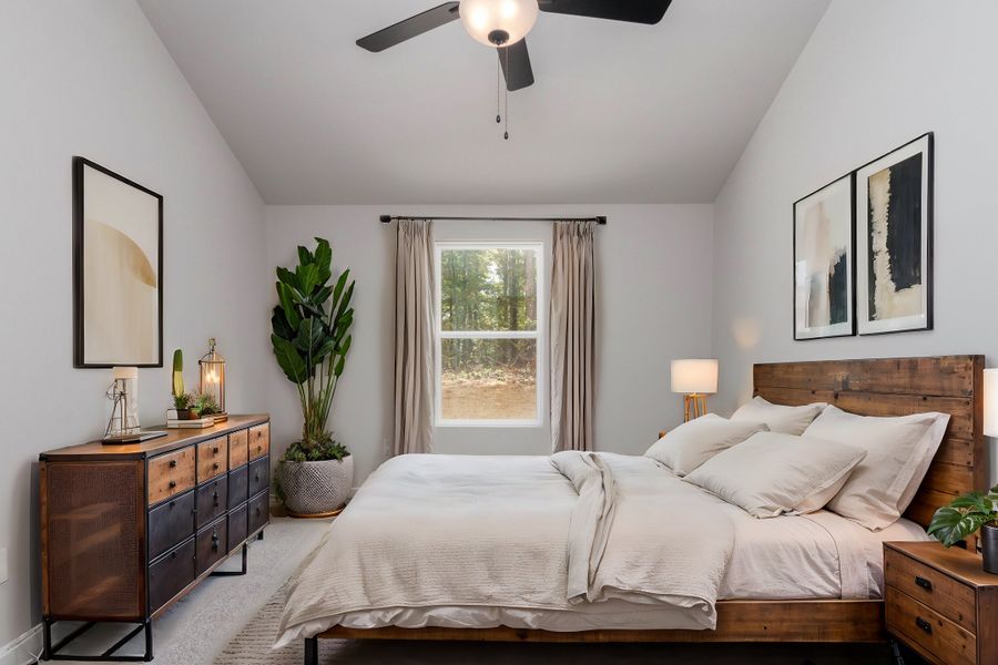 Furnished interior in a model home at Tinnell Station in Waverly (Image 3).