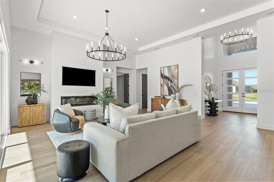 Furnished interior view inside a new home in , Wesley Chapel (Image 4). Furnished interior view inside a new home in , Wesley Chapel (Image 4).