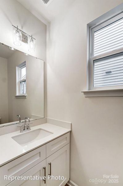 Furnished interior view inside a new home in Grier Meadows, Charlotte (Image 6). Furnished interior view inside a new home in Grier Meadows, Charlotte (Image 6).