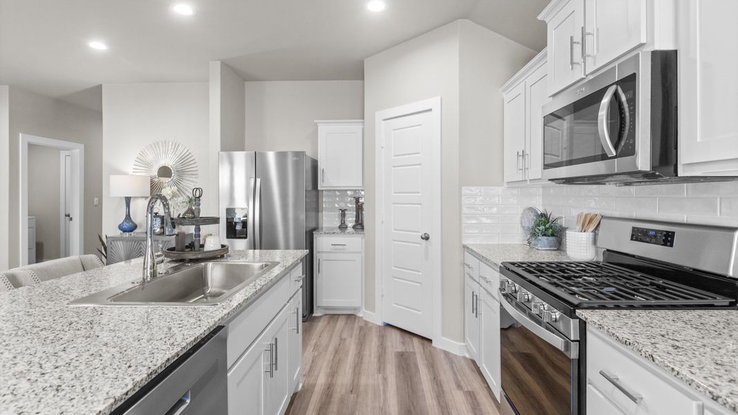 Furnished interior view inside a new home in Homestead at Parks Bell Ranch, Odessa (Image 6).