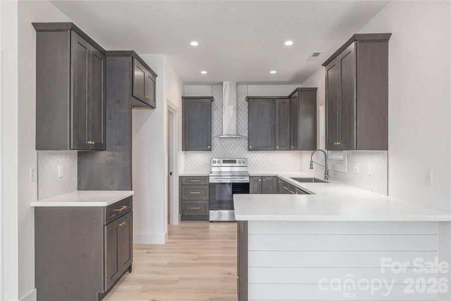 Furnished interior view inside a new home in , Candler (Image 7).