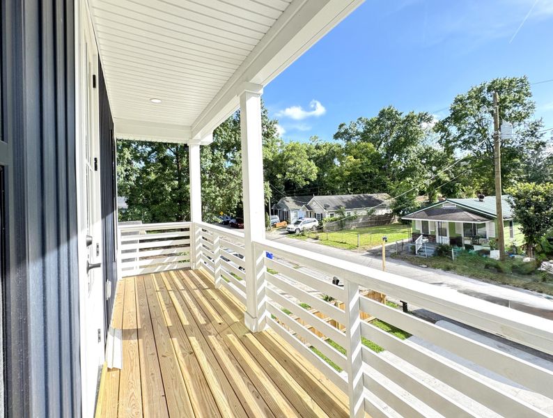 Front exterior of a new home in , North Charleston, SC, highlighting curb appeal (Image 1).