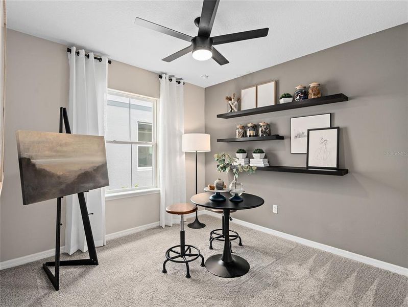 Furnished interior view inside a new home in EverBe, Orlando (Image 20).