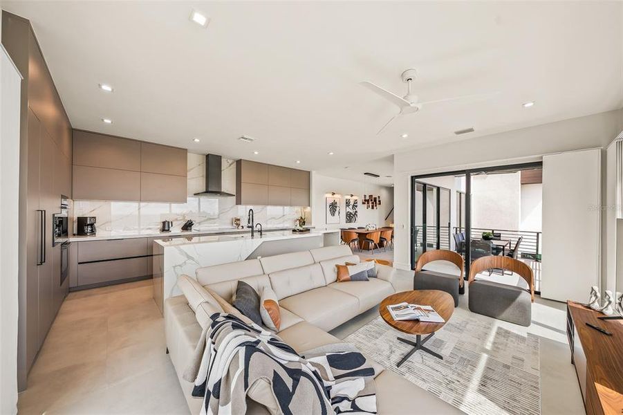 Furnished interior view inside a new home in , Bradenton Beach (Image 52).