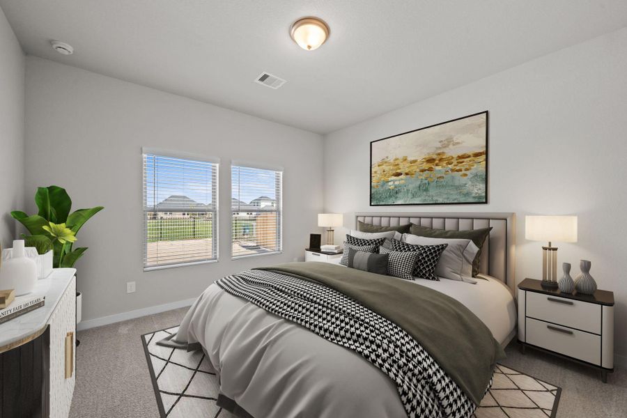 Furnished interior view inside a new home in Laurel Landing, Alvin (Image 6).