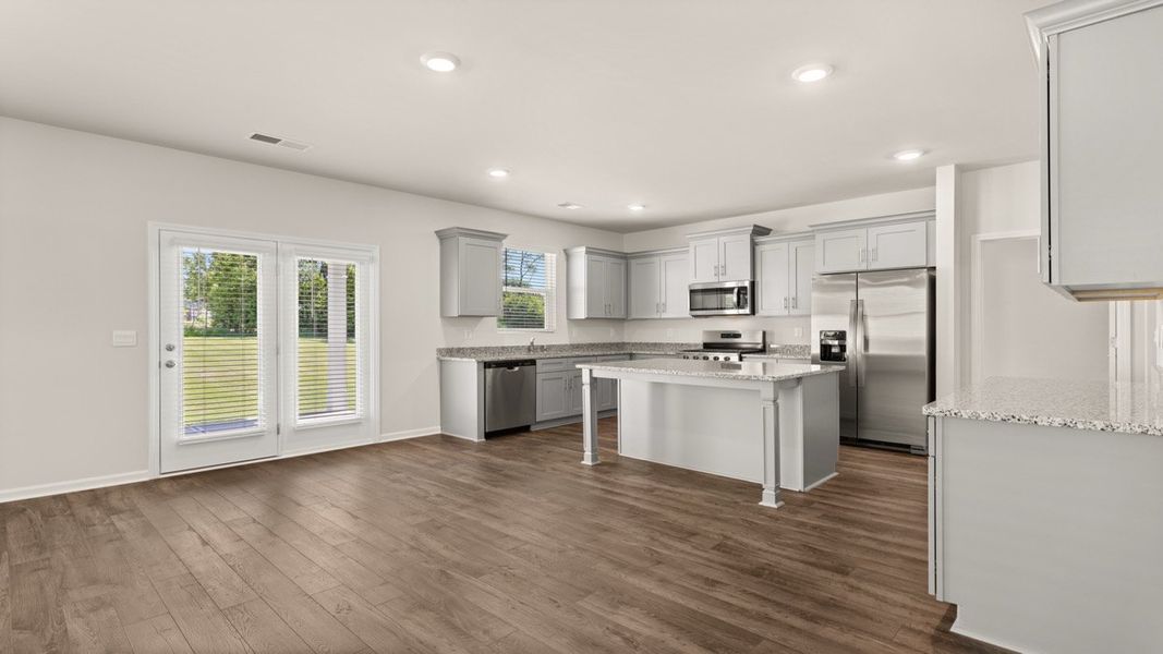 Furnished interior view inside a new home in Southwind Village, Evans (Image 3).