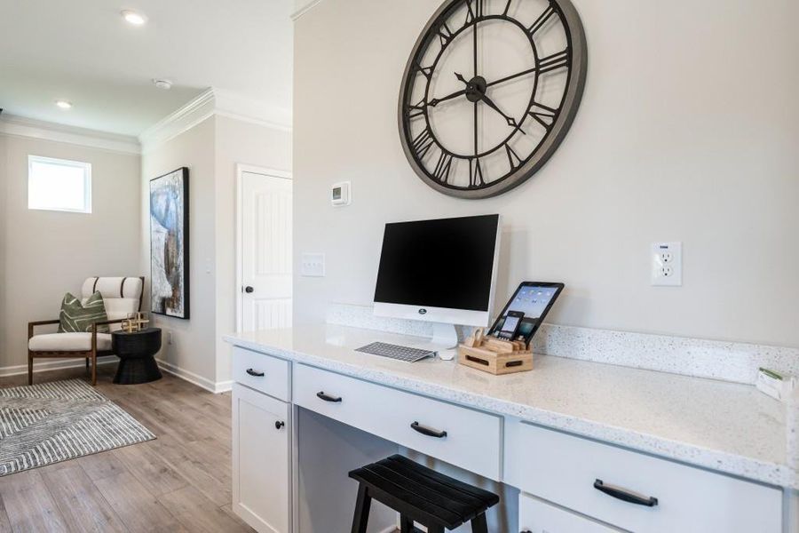 Furnished interior view inside a new home in Duncan Farm, Cartersville (Image 7).