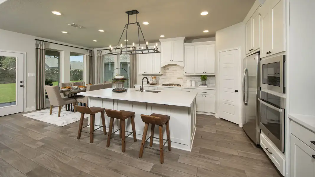 Representative furnished interior of a home built from the 3399W by Perry Homes in Briarley, Montgomery (Image 9).