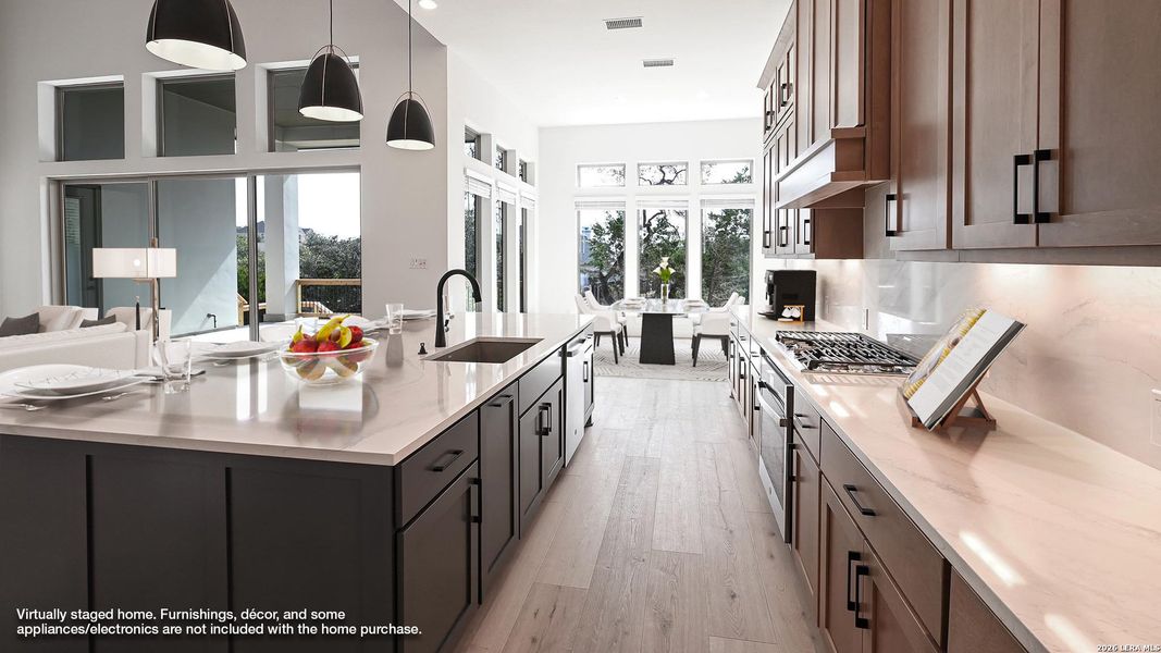 Furnished interior view inside a new home in Johnson Ranch, Bulverde (Image 12). Furnished interior view inside a new home in Johnson Ranch, Bulverde (Image 12).