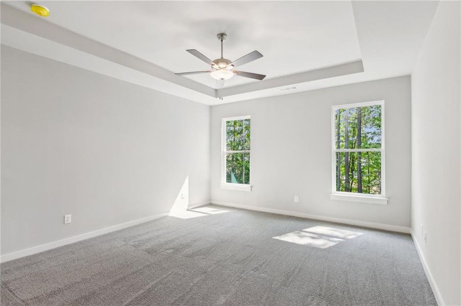 Spacious, unfurnished interior of a new home in Traditions of Braselton, Jefferson (Image 18).