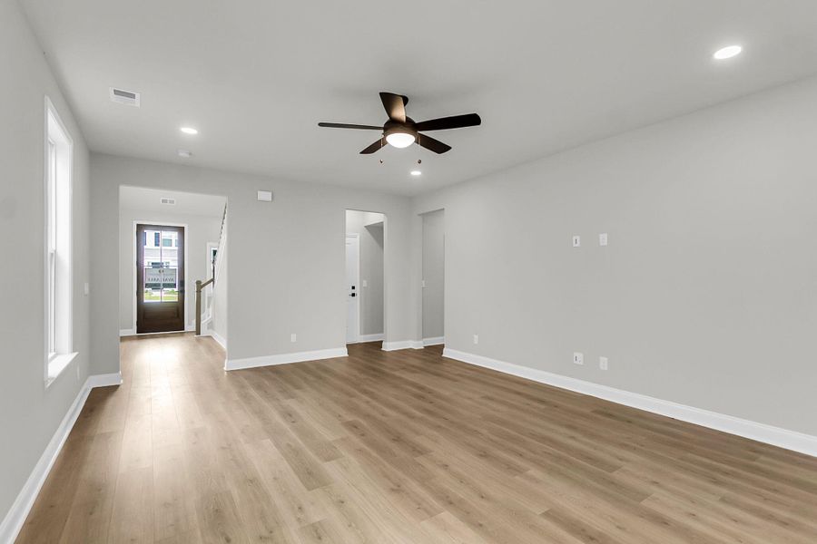 Spacious, unfurnished interior of a new home in High Point at Foxbank, Moncks Corner (Image 63).