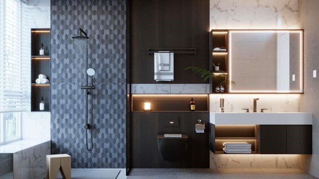 Furnished interior view inside a new home in , Ocala (Image 16).