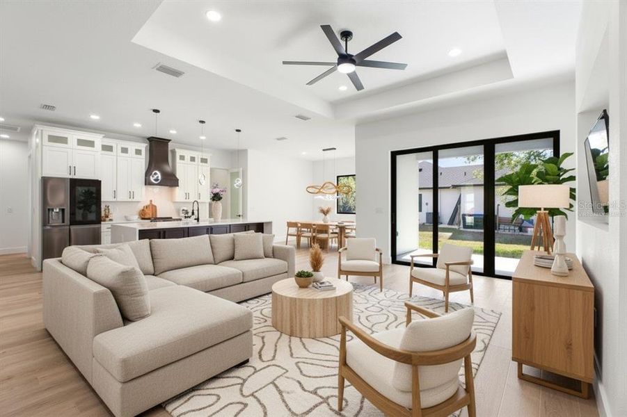 Furnished interior view inside a new home in , North Port (Image 8). Furnished interior view inside a new home in , North Port (Image 8).