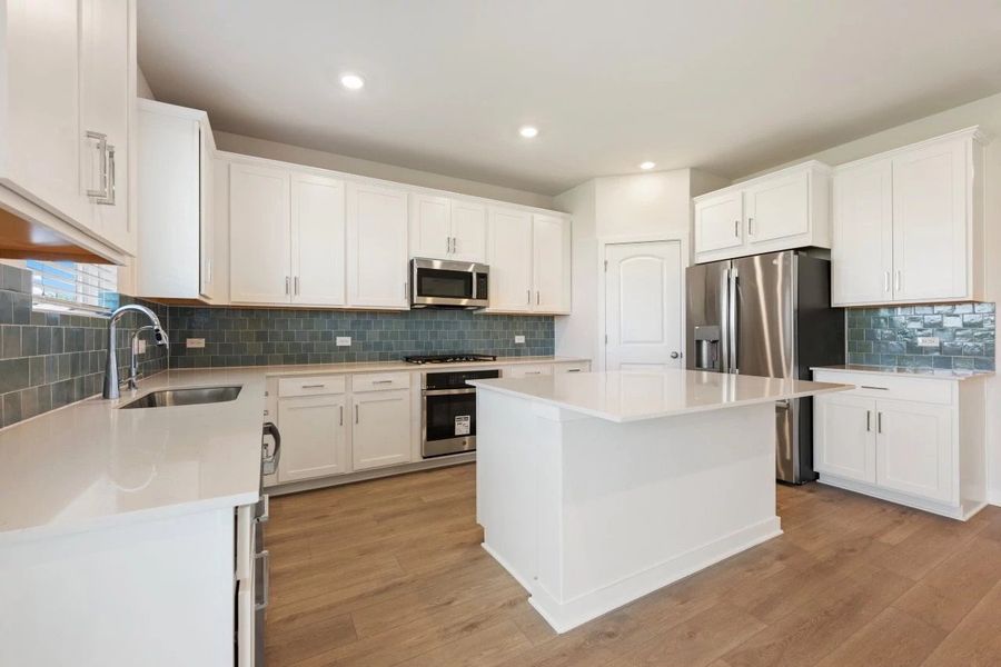 Furnished interior view inside a new home in Patterson Ranch, Georgetown (Image 6).
