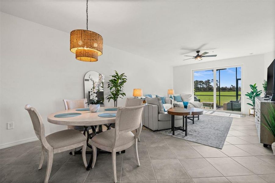 Furnished interior view inside a new home in , Punta Gorda (Image 7).