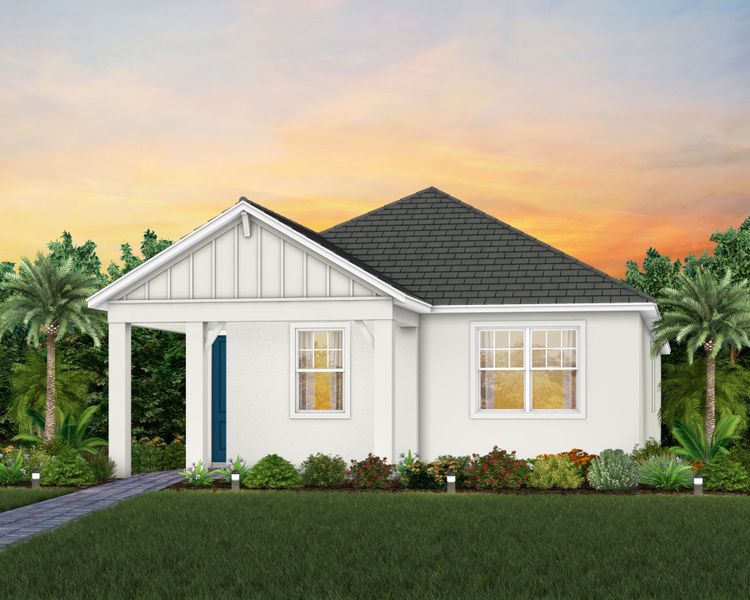 Representative exterior photo of a completed home built from the Beacon II by Pulte Homes in SeaFlower, Bradenton, FL (Image 19). Representative exterior photo of a completed home built from the Beacon II by Pulte Homes in SeaFlower, Bradenton, FL (Image 19).