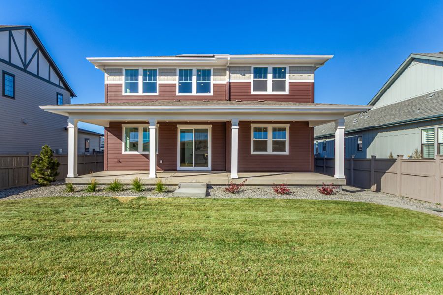 Exterior details and patio area of a home in Westerly, Erie (Image 34).