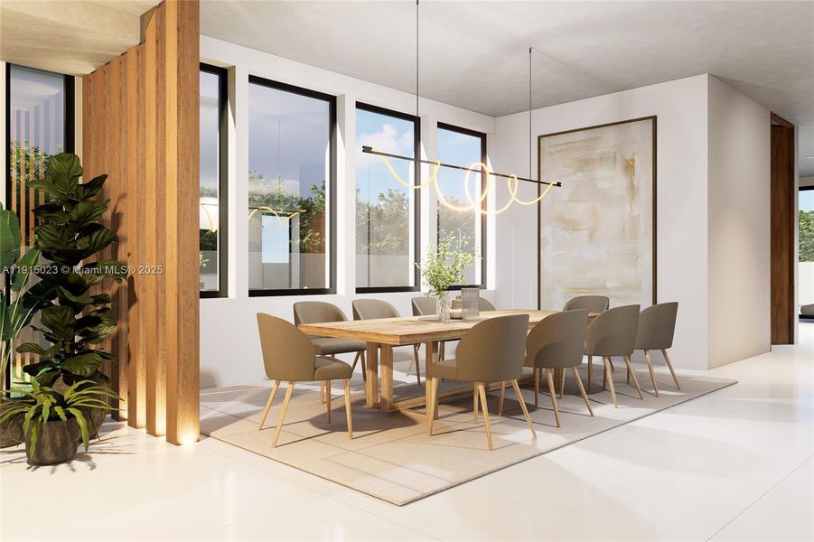 Furnished interior view inside a new home in , Boca Raton (Image 6). Furnished interior view inside a new home in , Boca Raton (Image 6).