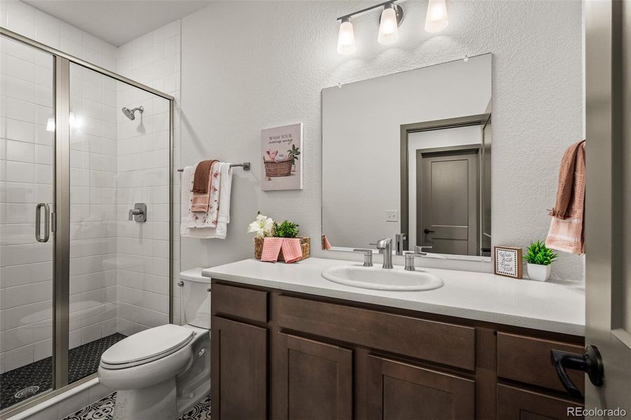 Furnished interior view inside a new home in Revel Crossing at Wolf Ranch - The Panorama Collection, Colorado Springs (Image 10).