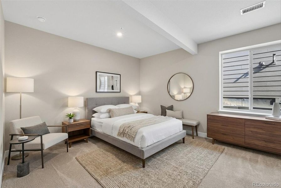 Virtually staged, furniture size & scale may not be accurate.