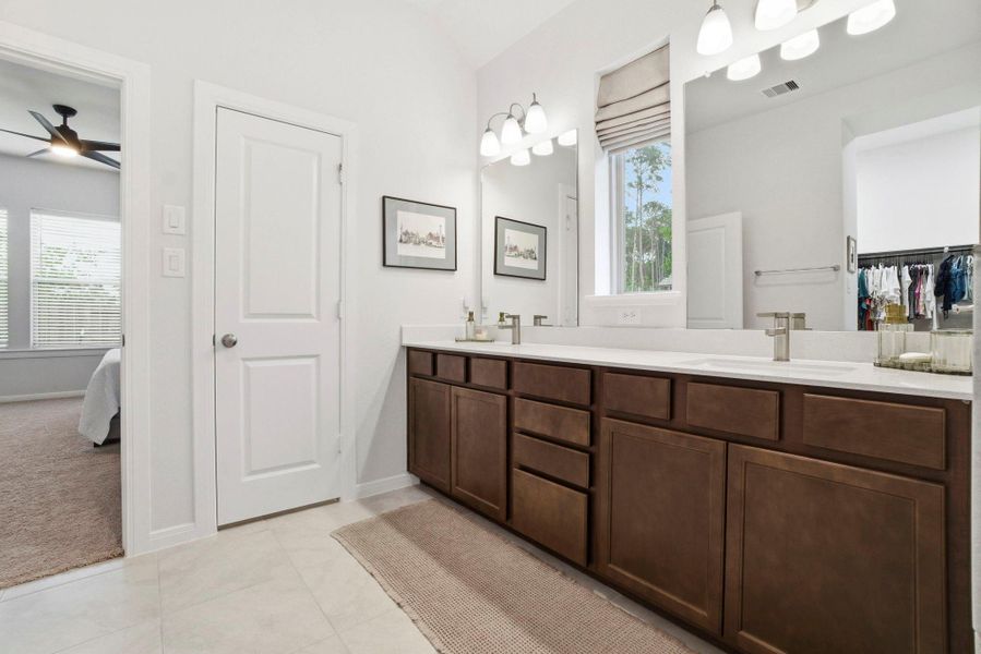 Furnished interior view inside a new home in , Willis (Image 12).