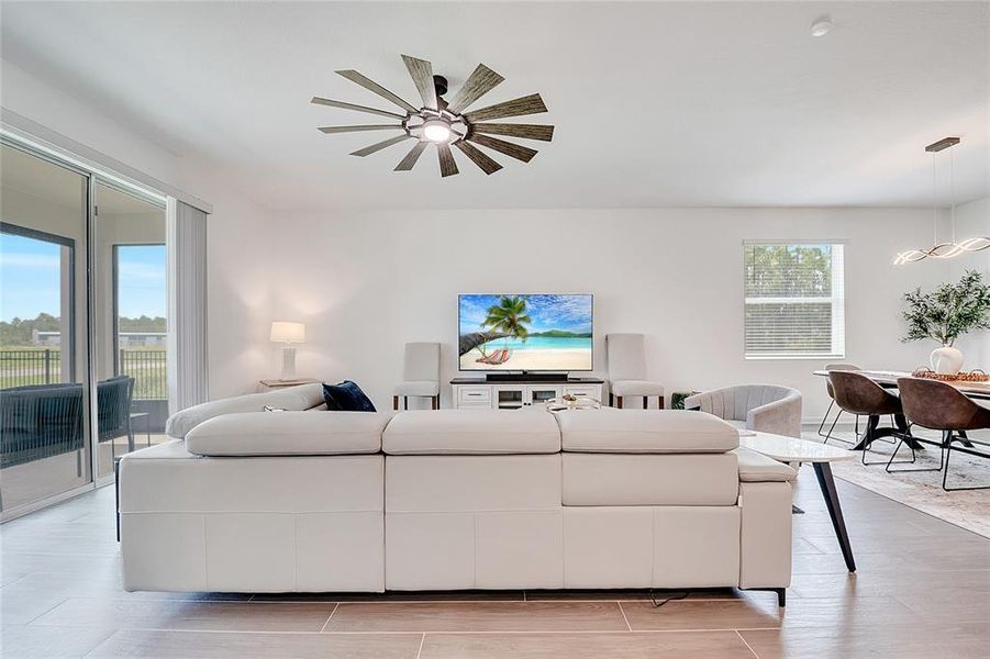 Furnished interior view inside a new home in , St. Cloud (Image 11).