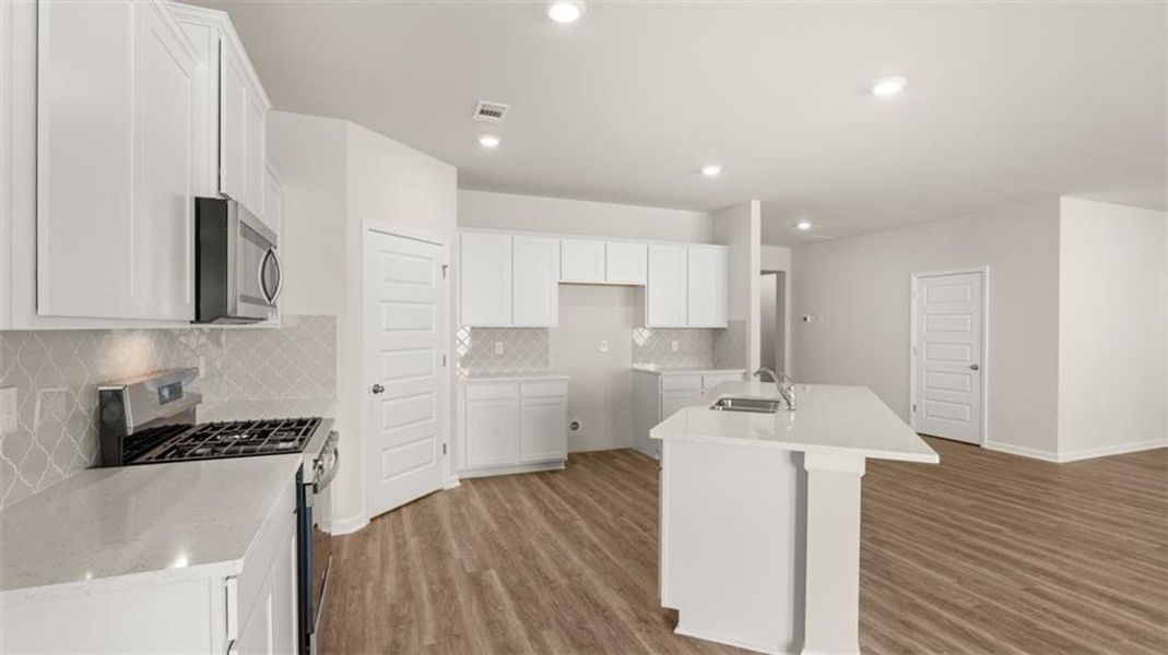 Furnished interior view inside a new home in Brooks Station, Dacula (Image 4).