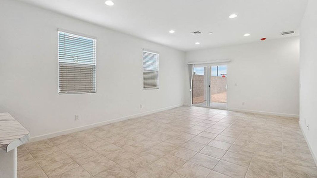 Representative unfurnished interior of a home built from the Abbot by D.R. Horton in Anthem at Merrill Ranch, Florence (Image 14).