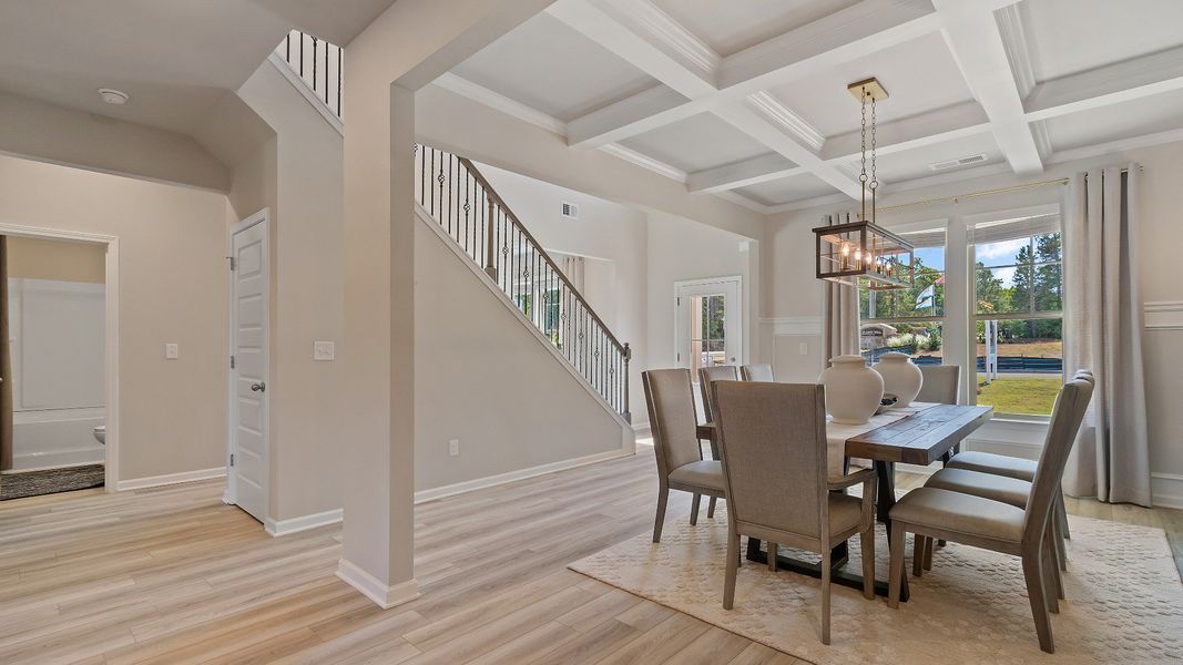 Representative furnished interior of a home built from the McKinley II by DRB Homes in Northcroft, Loganville (Image 8).