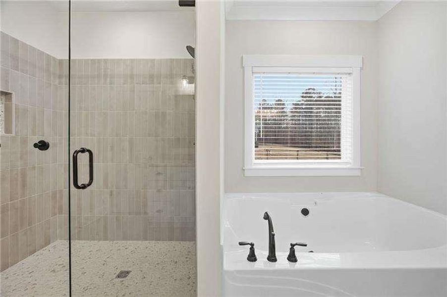 Close-up of interior finishes inside a home in , Dallas (Image 20).