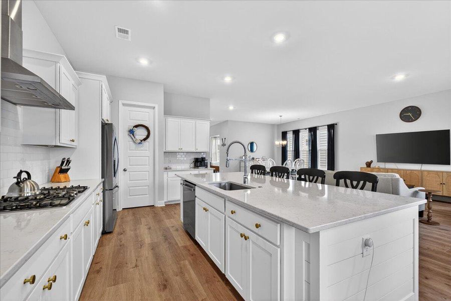 Furnished interior view inside a new home in Heron's Walk at Summers Corner, Summerville (Image 11). Furnished interior view inside a new home in Heron's Walk at Summers Corner, Summerville (Image 11).