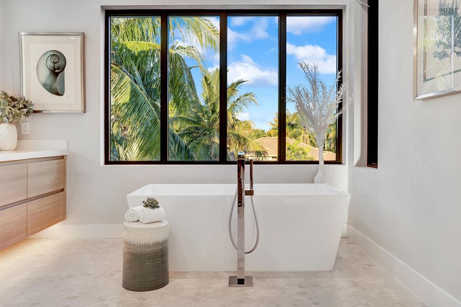 Furnished interior view inside a new home in , Boca Raton (Image 6).