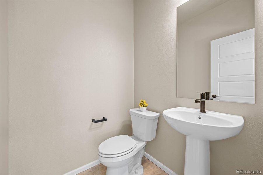 Furnished interior view inside a new home in Painted Prairie, Aurora (Image 13).