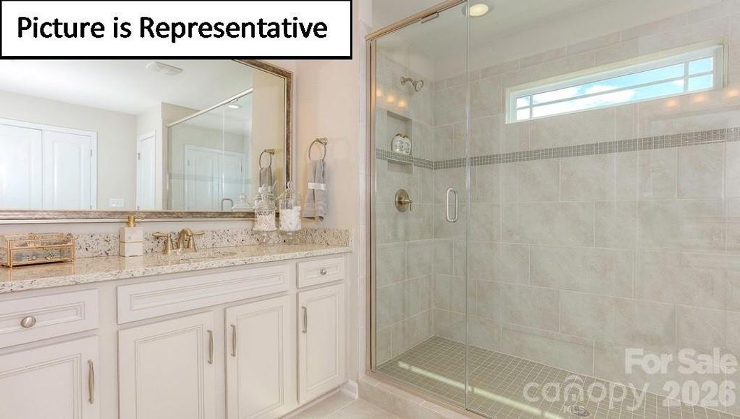 Furnished interior view inside a new home in Falls Cove, Troutman (Image 8). Furnished interior view inside a new home in Falls Cove, Troutman (Image 8).