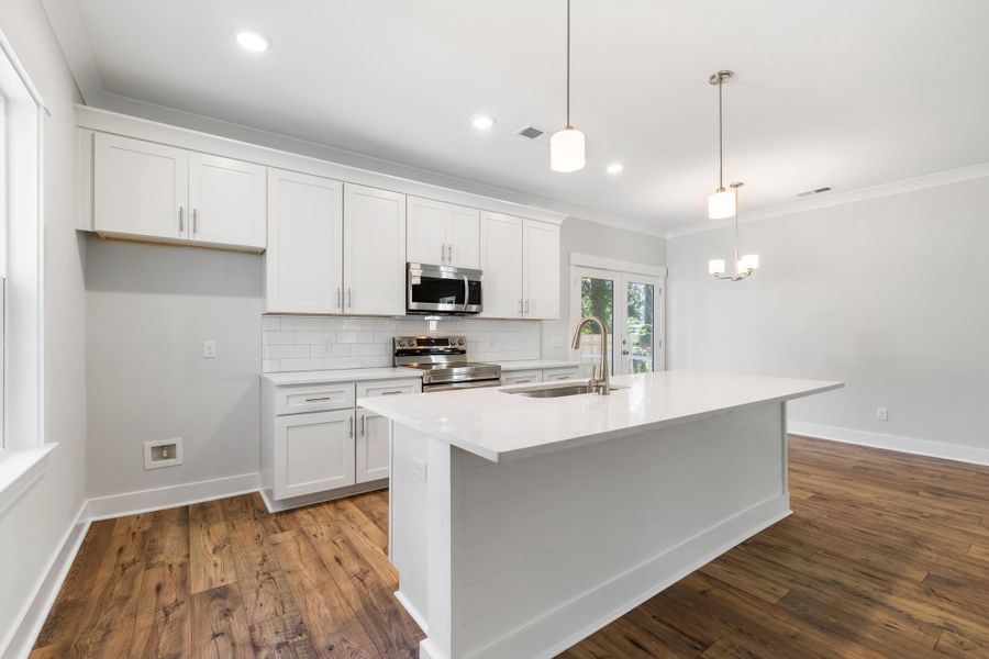 Furnished interior view inside a new home in , Johns Island (Image 5).