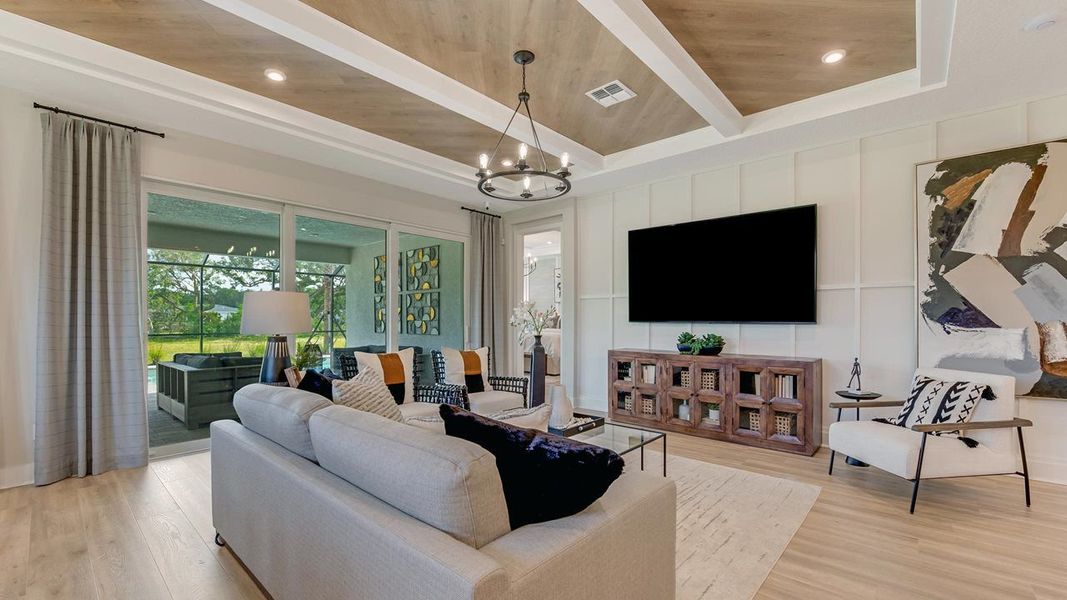 Great Room - Model shown is from sister community Great Room - Model shown is from sister community