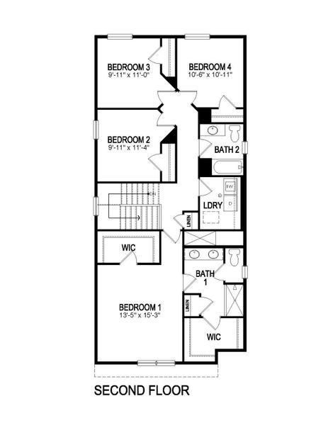 2D floor plan layout for the SPARROW by D.R. Horton in The Ridge at Lorson Ranch, Colorado Springs, CO (Image 4). 2D floor plan layout for the SPARROW by D.R. Horton in The Ridge at Lorson Ranch, Colorado Springs, CO (Image 4).