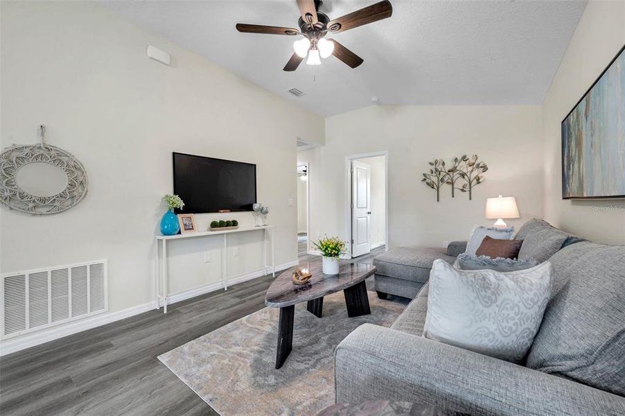 Furnished interior view inside a new home in , Clearwater (Image 6). Furnished interior view inside a new home in , Clearwater (Image 6).