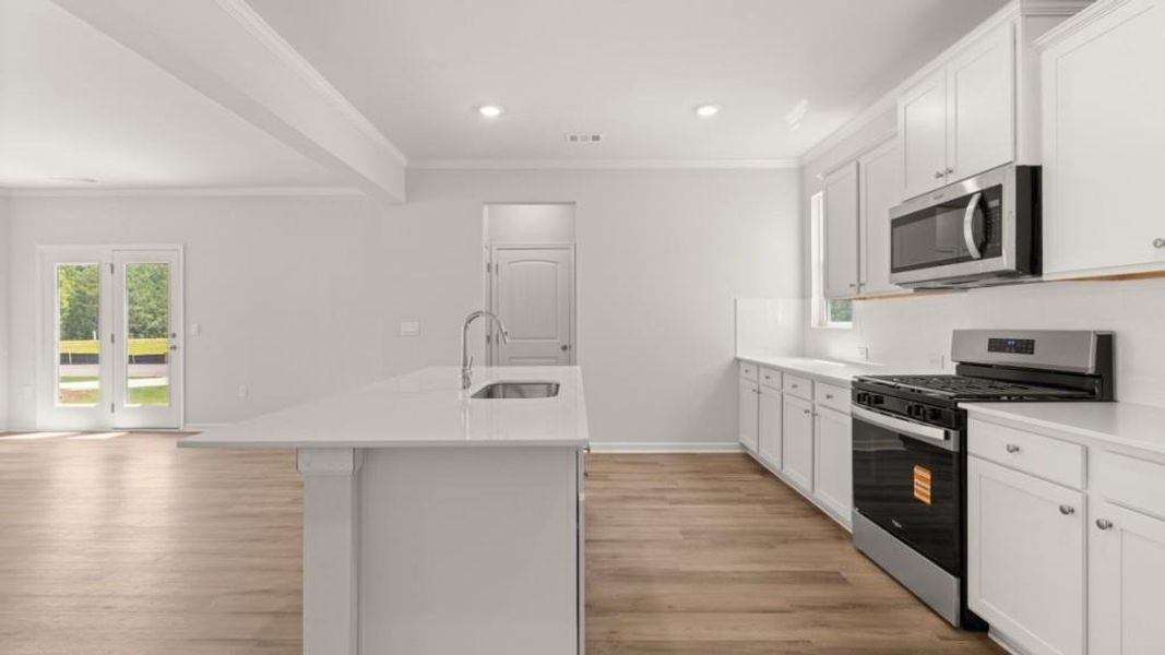 Furnished interior view inside a new home in Braselton Village, Braselton (Image 10).