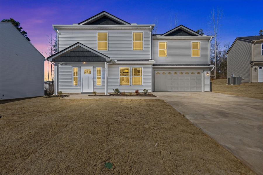 Representative exterior photo of a completed home built from the Roebuck by Enchanted Homes in Las Palomas Country Club Estates, La Vernia, TX (Image 21).
