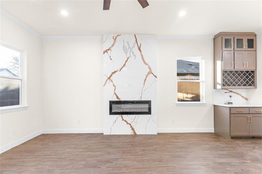 Furnished interior view inside a new home in , Dallas (Image 10). Furnished interior view inside a new home in , Dallas (Image 10).