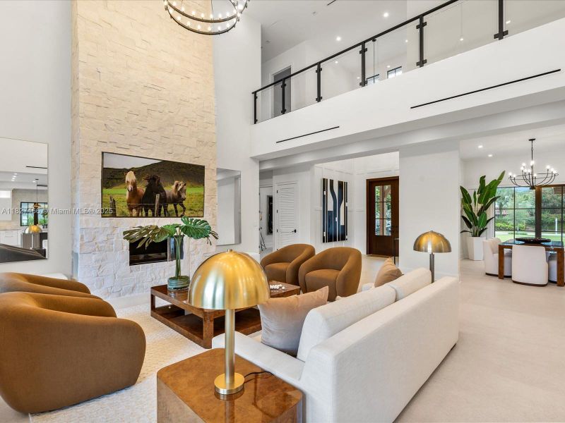 Furnished interior view inside a new home in , Miami (Image 8).