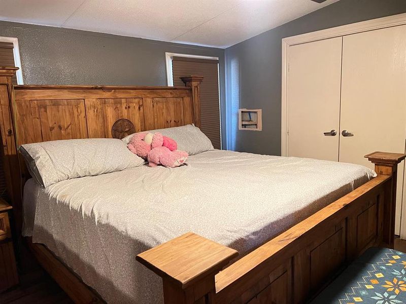 Bedroom featuring a closet