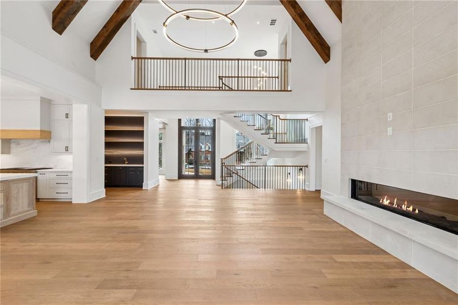 Furnished interior view inside a new home in , Suwanee (Image 5).