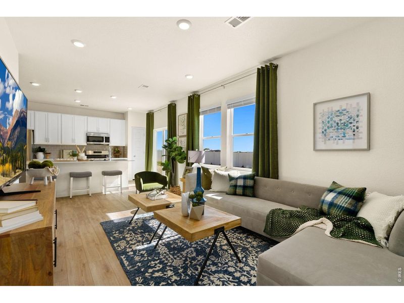 Furnished interior view inside a new home in Granary, Johnstown (Image 6).