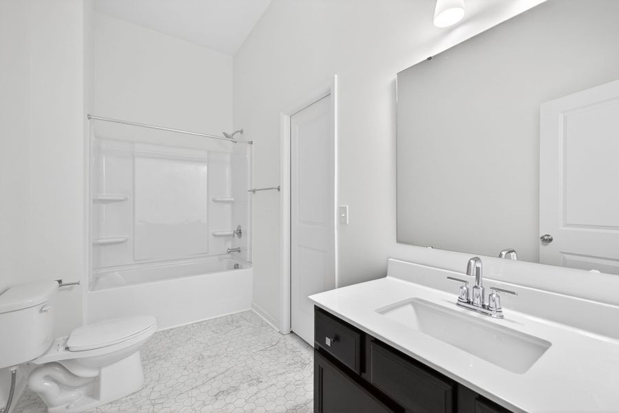 Furnished interior view inside a new home in Grandview, Albemarle (Image 13). Furnished interior view inside a new home in Grandview, Albemarle (Image 13).