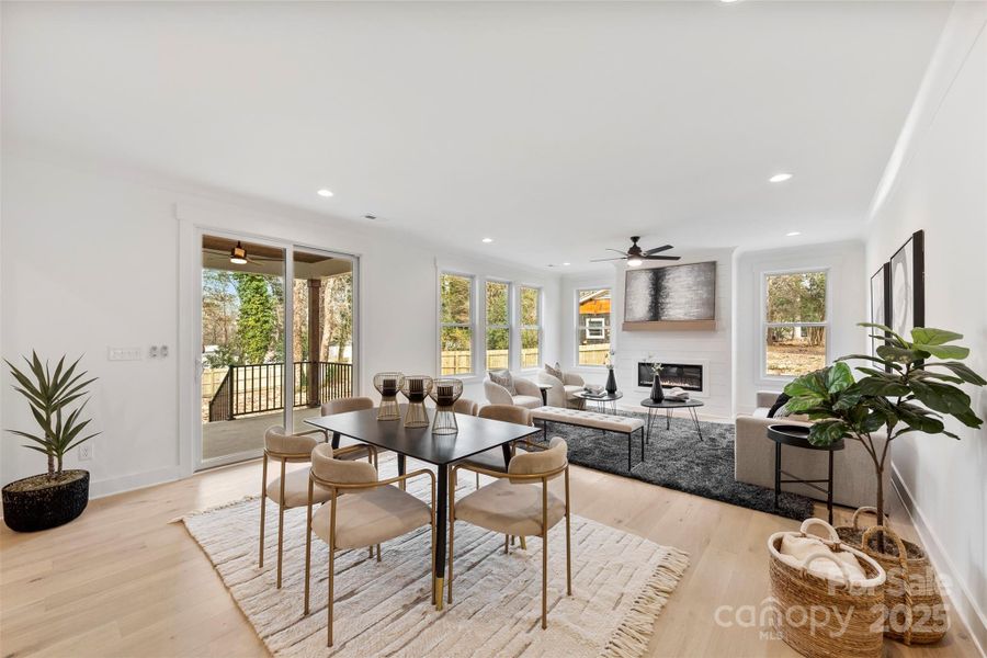 Furnished interior view inside a new home in , Belmont (Image 15).