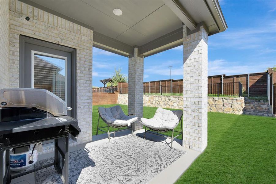Exterior details and patio area of a home in , Mesquite (Image 27). Exterior details and patio area of a home in , Mesquite (Image 27).